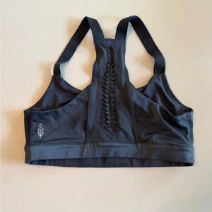 Free People Movement Sports Bra Strappy Back Cutout Size Large